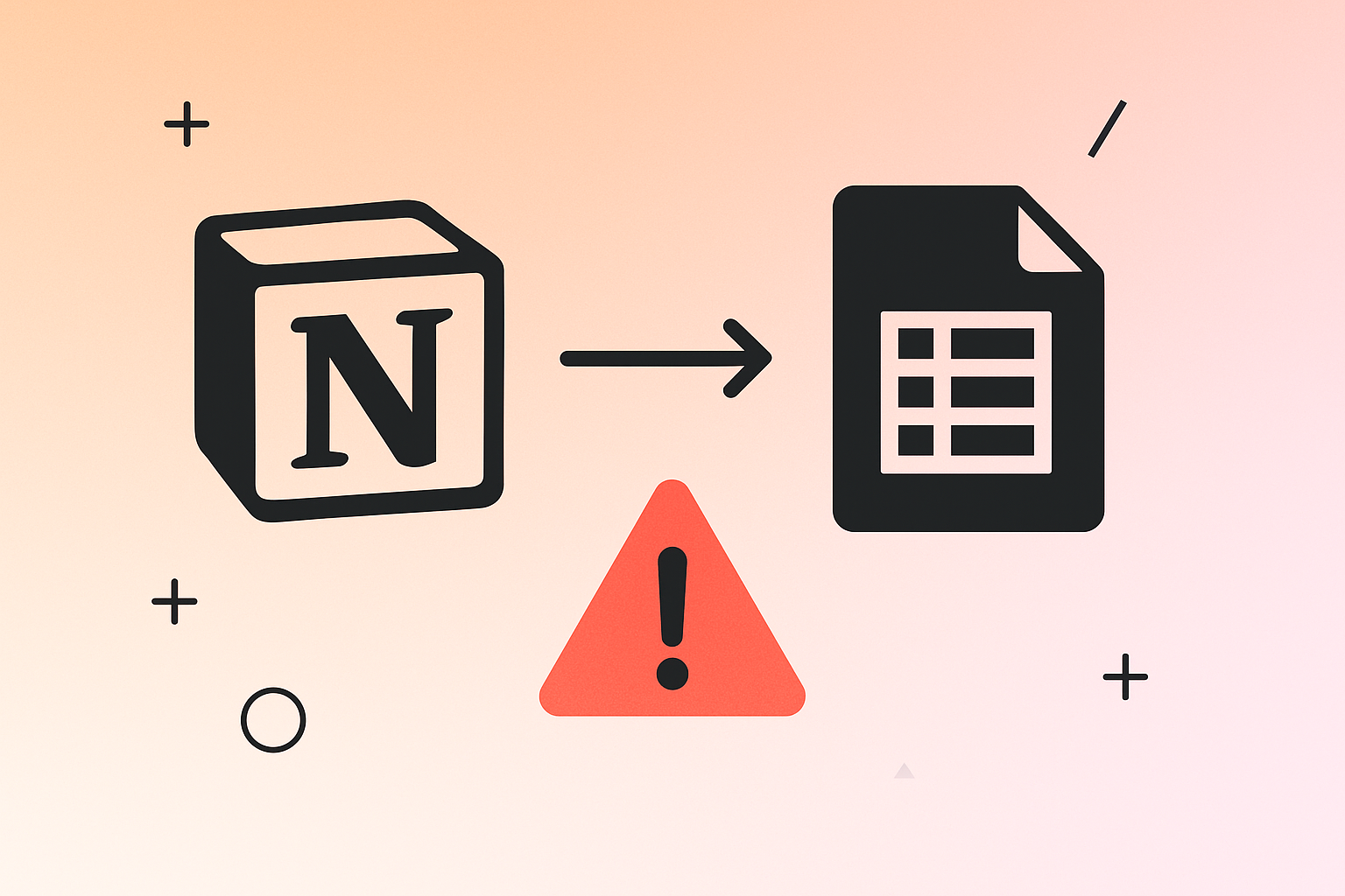 NotionとGoogleスプレッドシート連携でよくある失敗5つと対処法